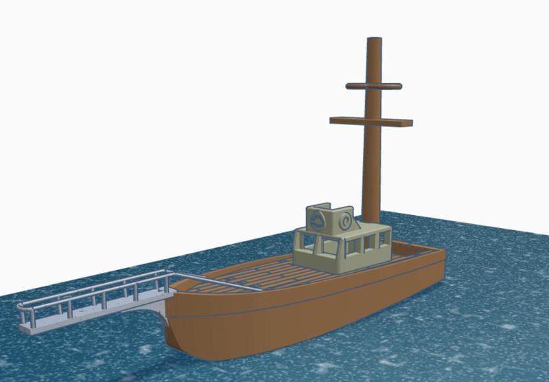 Jaws Board Game - Orca