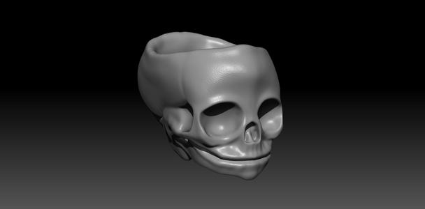SKULL POT