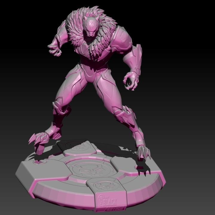 Black Panther-Galactic Claw (Marvel Comics) | CARTOON FIGURE | MARVEL UNIVERSE | MARVEL RIVALS