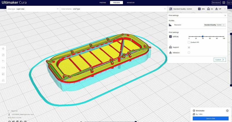 Watertight door ship