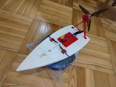 Radio-controlled boat