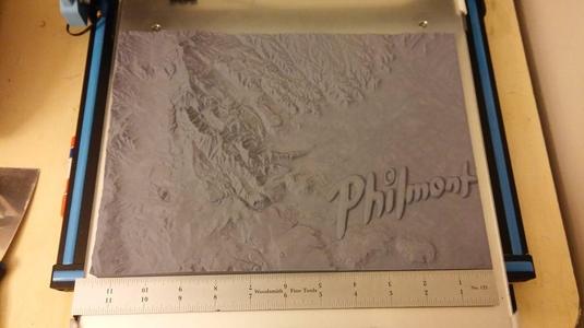 Philmont Topographical Model Resized