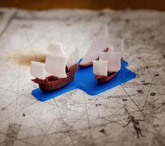 The ships of christopher columbus - scale 1/1000
