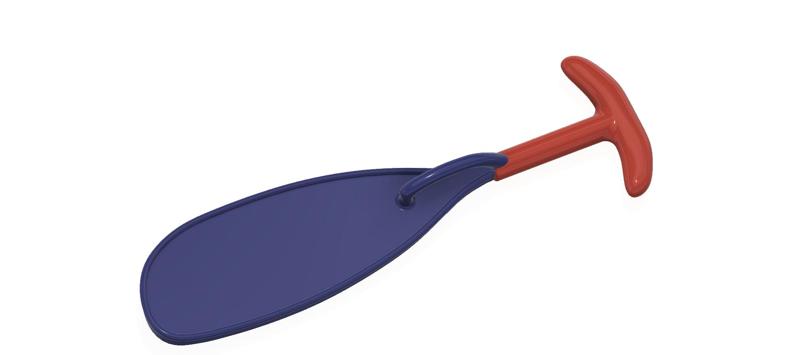 A real paddle oar rowing boat kayak canoe piragua model_v15 for3d print and cnc