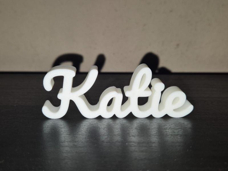Katie Name Sign Display Decor