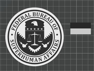 Federal Bureau Of Superhuman Affairs Coaster