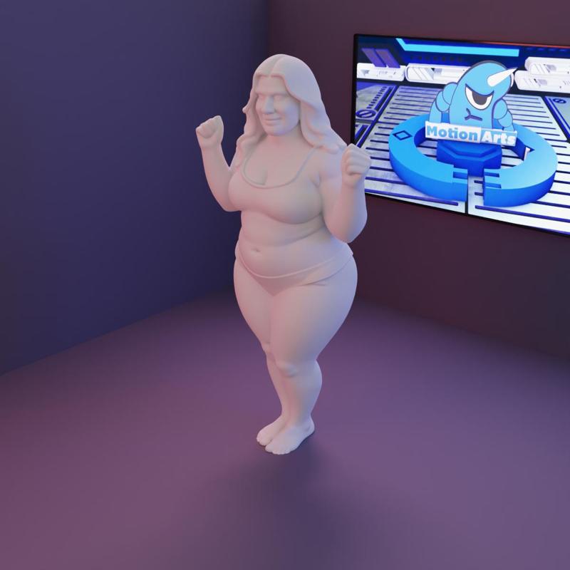 Fat woman