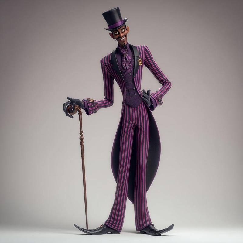 🎩🎭 Dr. Facilier Smooth – Voodoo Dapper Collector's Edition (One-Piece STL)
