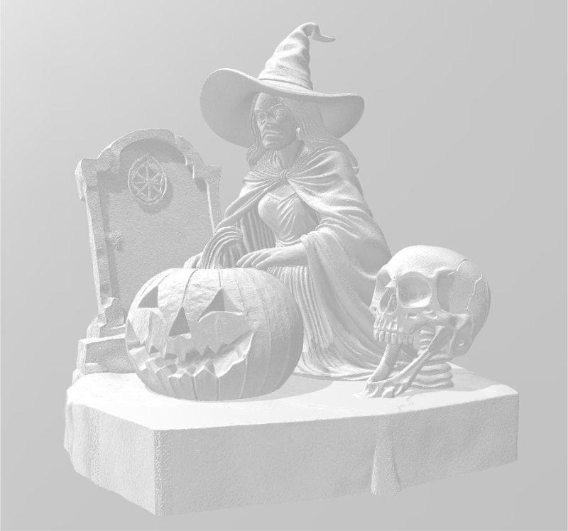 Halloween Witch Scene