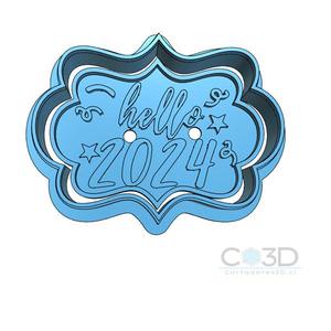 HAPPY NEW YEAR 2024 / HELLO 2024 COOKIE CUTTER