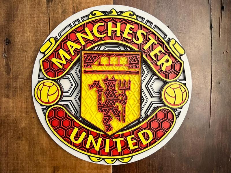 Manchester United Dimensional Mosaic