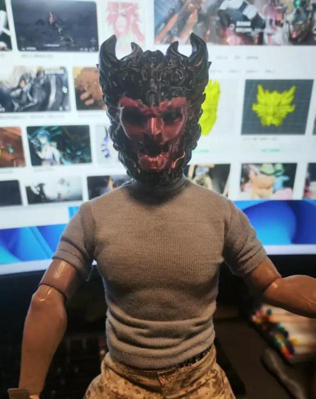 1:6 Scale Soldier Head Sculpt - Yaksha