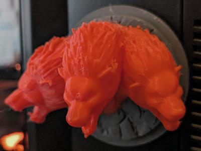 The jaws of Cerberus magnet