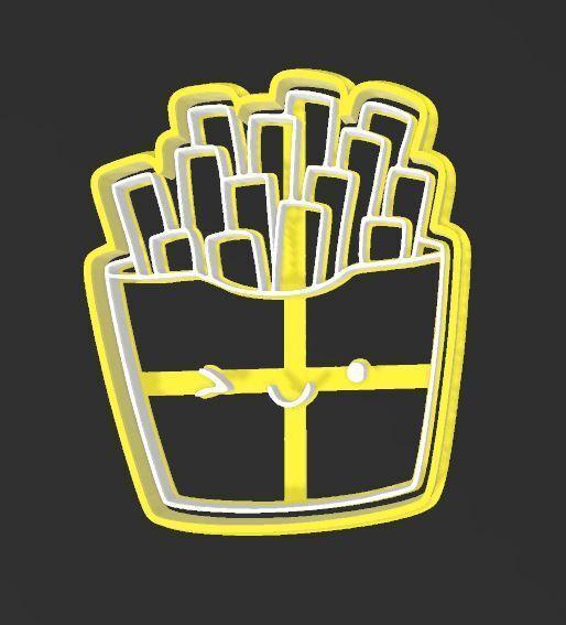 Kawai potato chips, cookie cutter