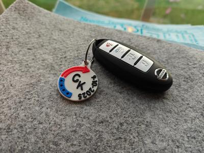 Charlie Kirk Memorial Key Chain