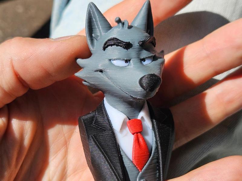 Mr Wolf  The Bad Guys figurine