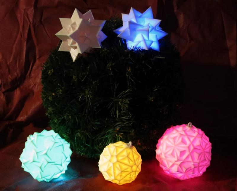 Glowing bauble (Christmas ornament)