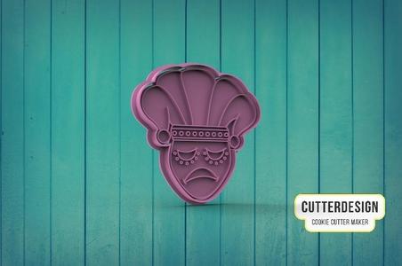 Tragedy Mask Cookie Cutter