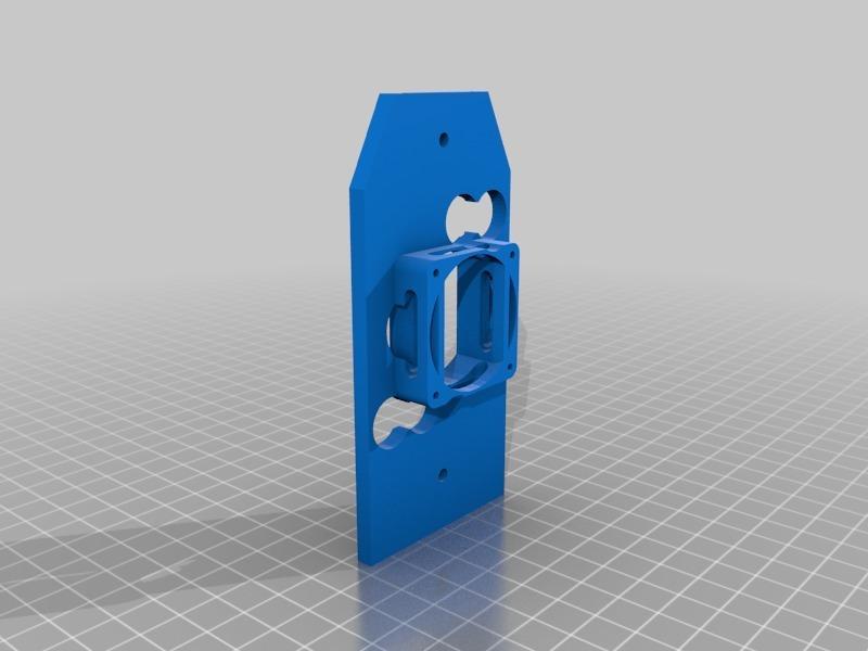 RAISE3D extruder cover with Cooling Fan
