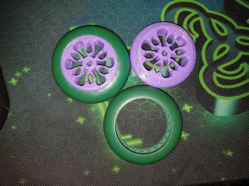 Vex 2.5'' wheel hub for 5mm stepper shaft (NEMA steppers)