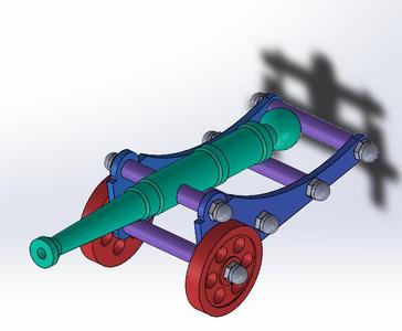 cannon, gun carriage, combat vehicle , cannon shot