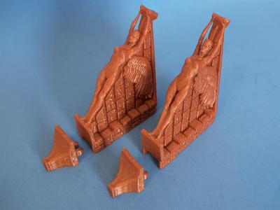Decorative Corbels for single track slot