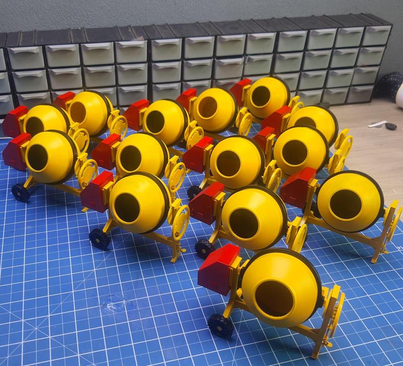 Realistic Miniature Concrete Mixer – Betoneira - Hormigonera