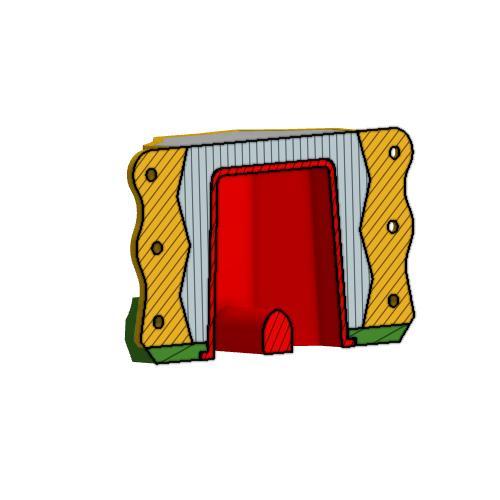 Cement pot mold and pot 8