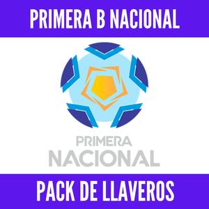 Pack de llaveros bicapa - Primera B Nacional argentina