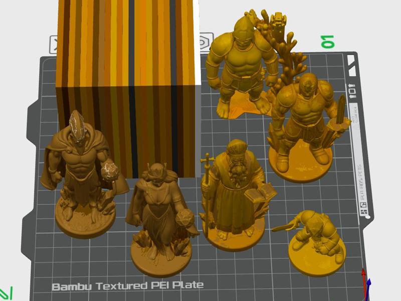 Atlantean Underwater Dwellers, Individuals no base