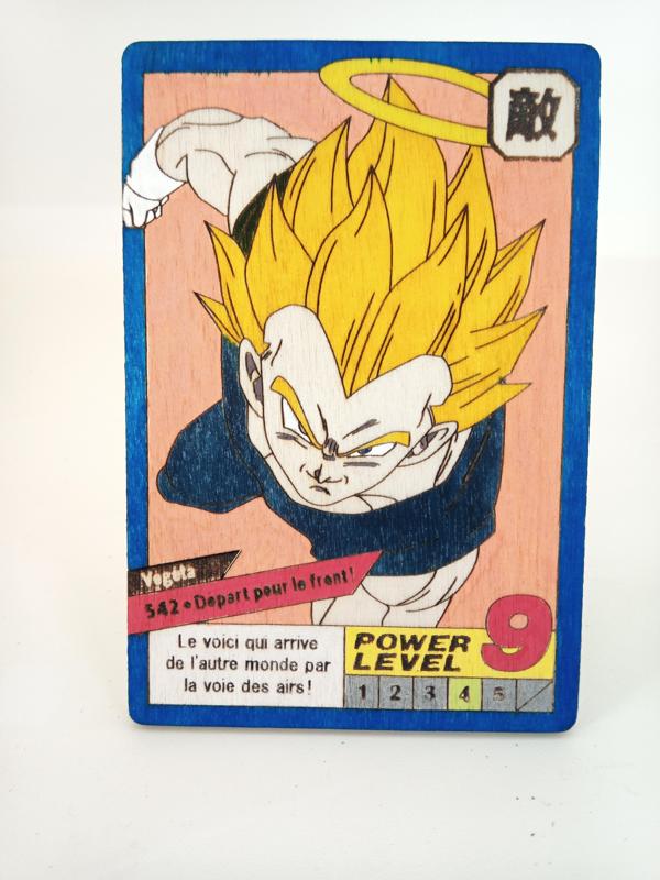 Dragon Ball Z Card - Card 542 - Laser Engraving ( lasercut Files / SVG )