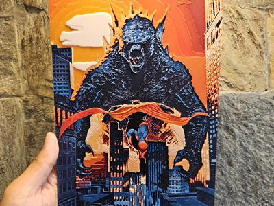 Godzilla Vs Superman Hueforge