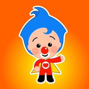 The clown plim plim Key Ring