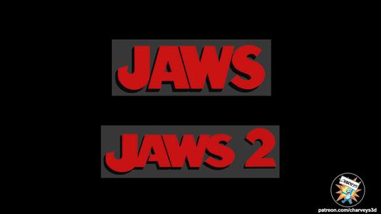 Jaws & Jaws 2 Logos