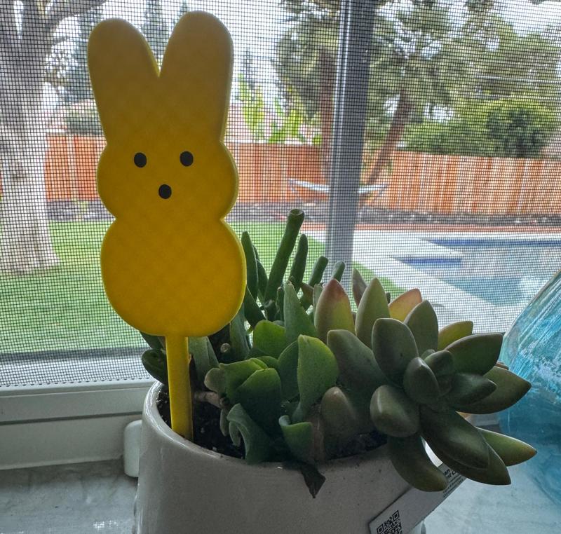 Peep bunny easter floral pick