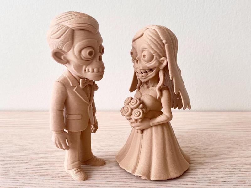 Zombie Bride and Groom
