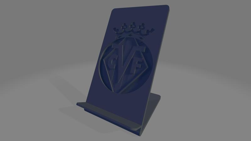 Soporte para teléfono del Villareal CF