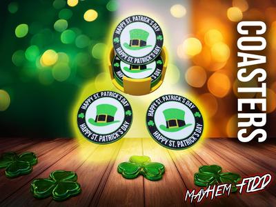 Happy St. Patrick's Day - Coaster Set