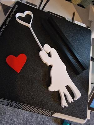 Valentine  (3 part print )