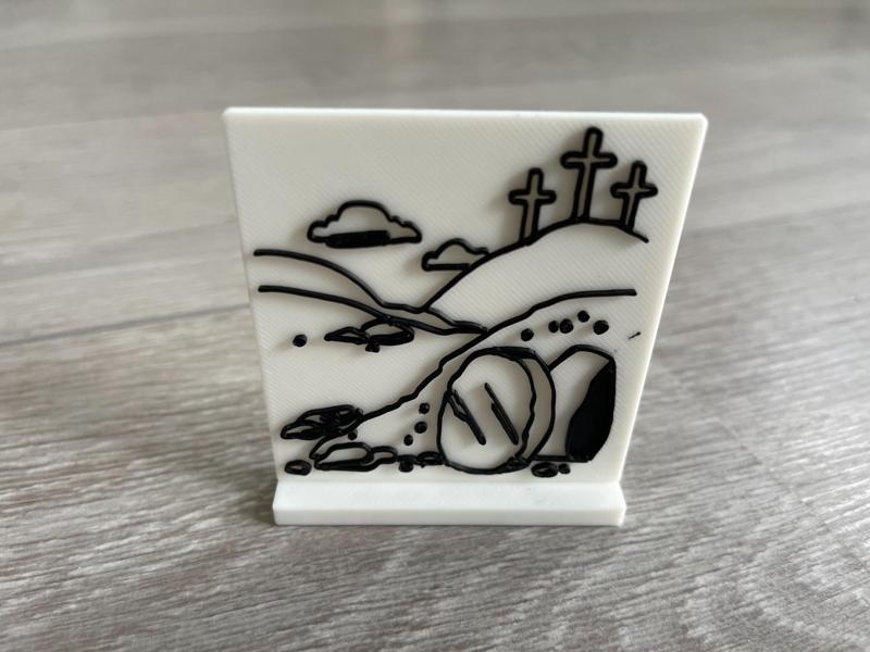 Christ has Risen Picture Sign