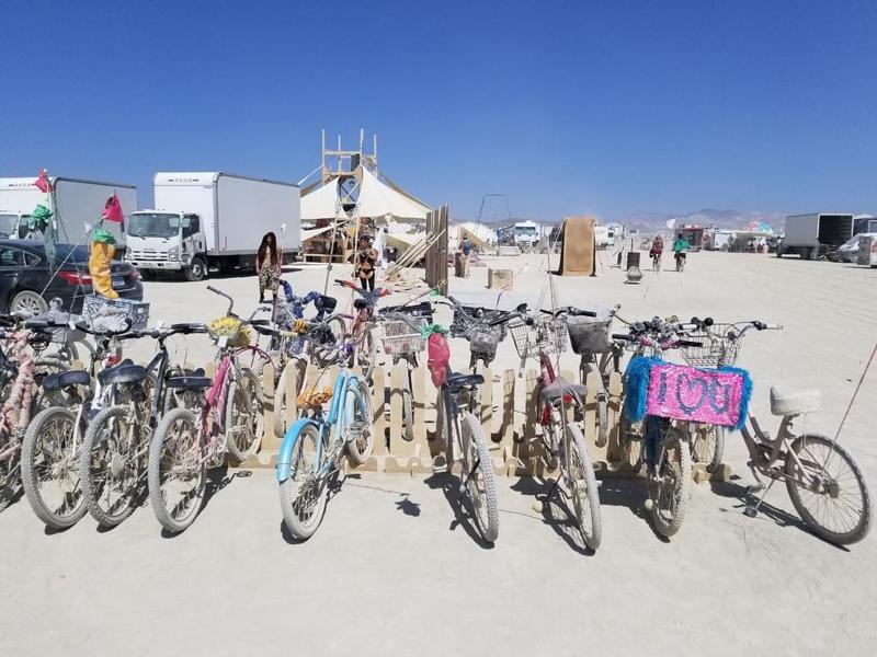 Plywood Nested Bike Rack