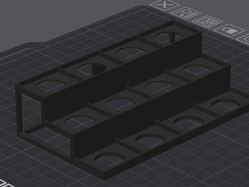 brick minifigure stand