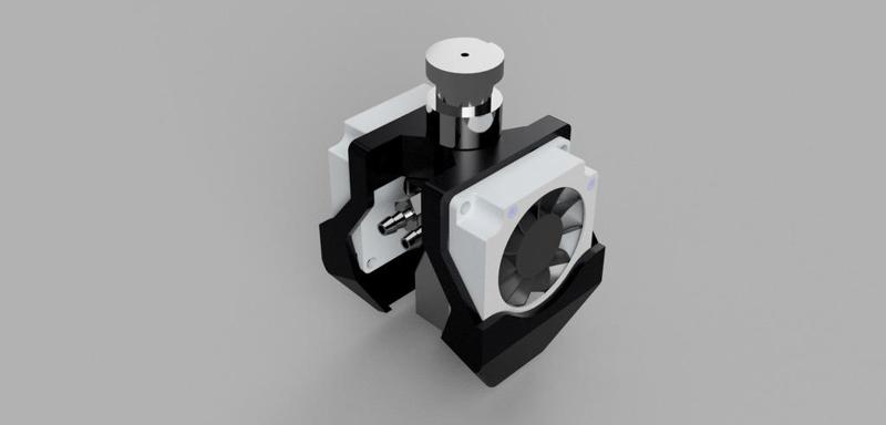 H2O Booster Fan Duct for 35x35x7 radialfans