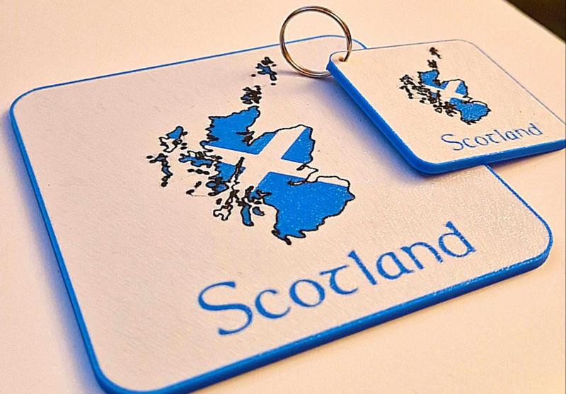 Scotland Coaster & Keyring