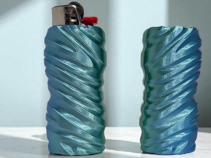 Striped Lighter Case