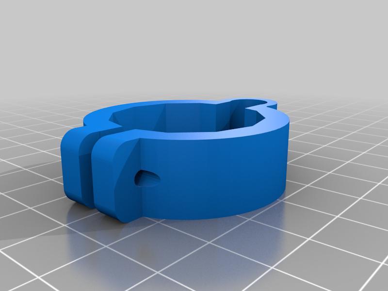 Hobie H-rail cable management clamp