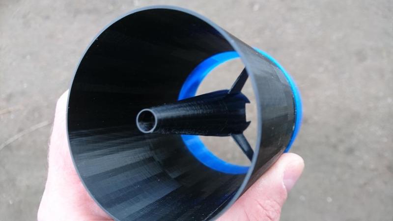 RC EDF Thrust tube / Nozzle. 70mm.