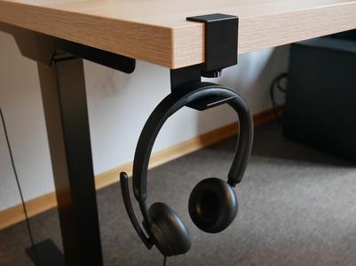 Headphone Holder IKEA Lagkapten / 34mm Thickness