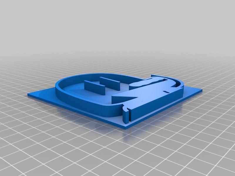 Cheesy Logo 3D (With Platform)