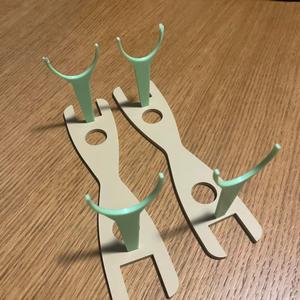 TV remote stand (3 pieces simple)